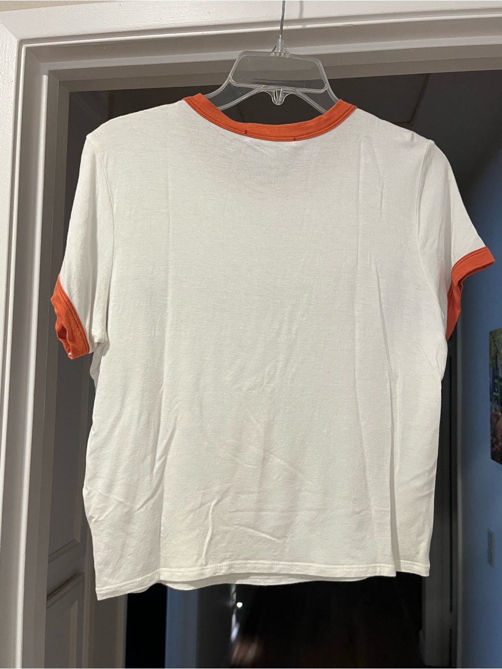 Retro Love Yourself Graphic Ringer Tee Size Medium - Picture 2 of 4